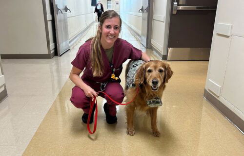 Capt. Molly Murphy with Lt. Cmdr. Ellie Mae