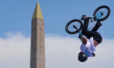 José Torres Gil won BMX park freestyle gold at the Paris Olympics.