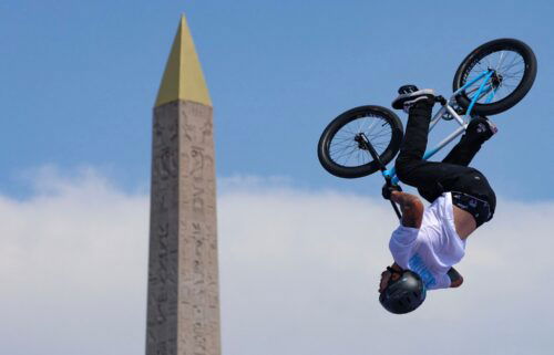 José Torres Gil won BMX park freestyle gold at the Paris Olympics.