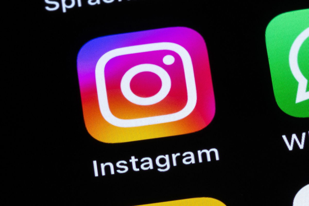<i>Silas Stein/dpa/picture-alliance/Sipa/File via CNN Newsource</i><br/>The Instagram application can be seen on the display of a smartphone.