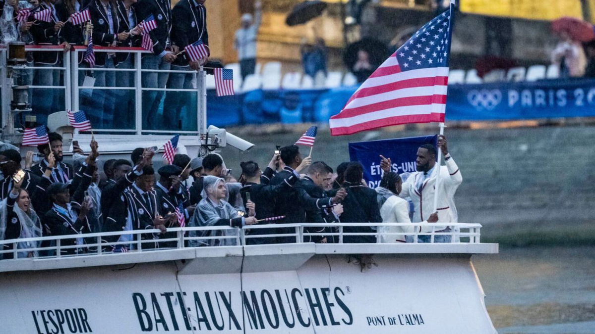 Team USA at the Opening Ceremony