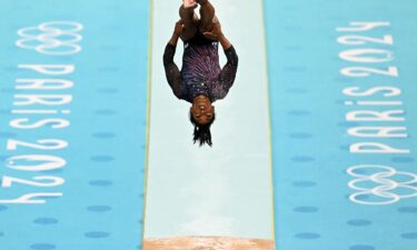 Simone Biles vaults