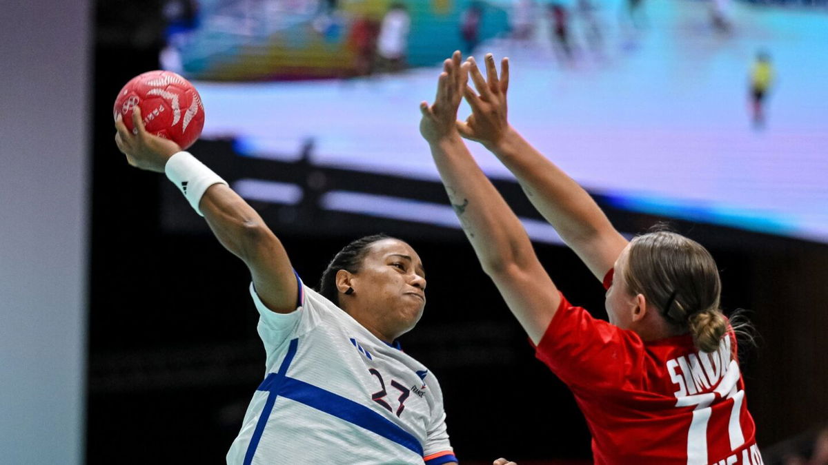 France passes the ball vs. Hungary