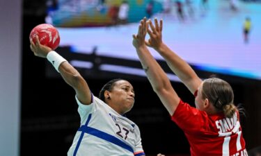 France passes the ball vs. Hungary