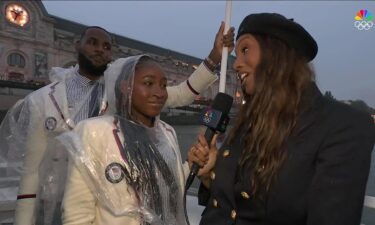 LeBron James and Coco Gauff at Olympic Opening Ceremony