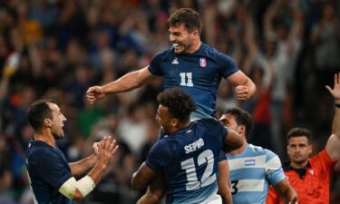 Argentina vs. France men's rugby match