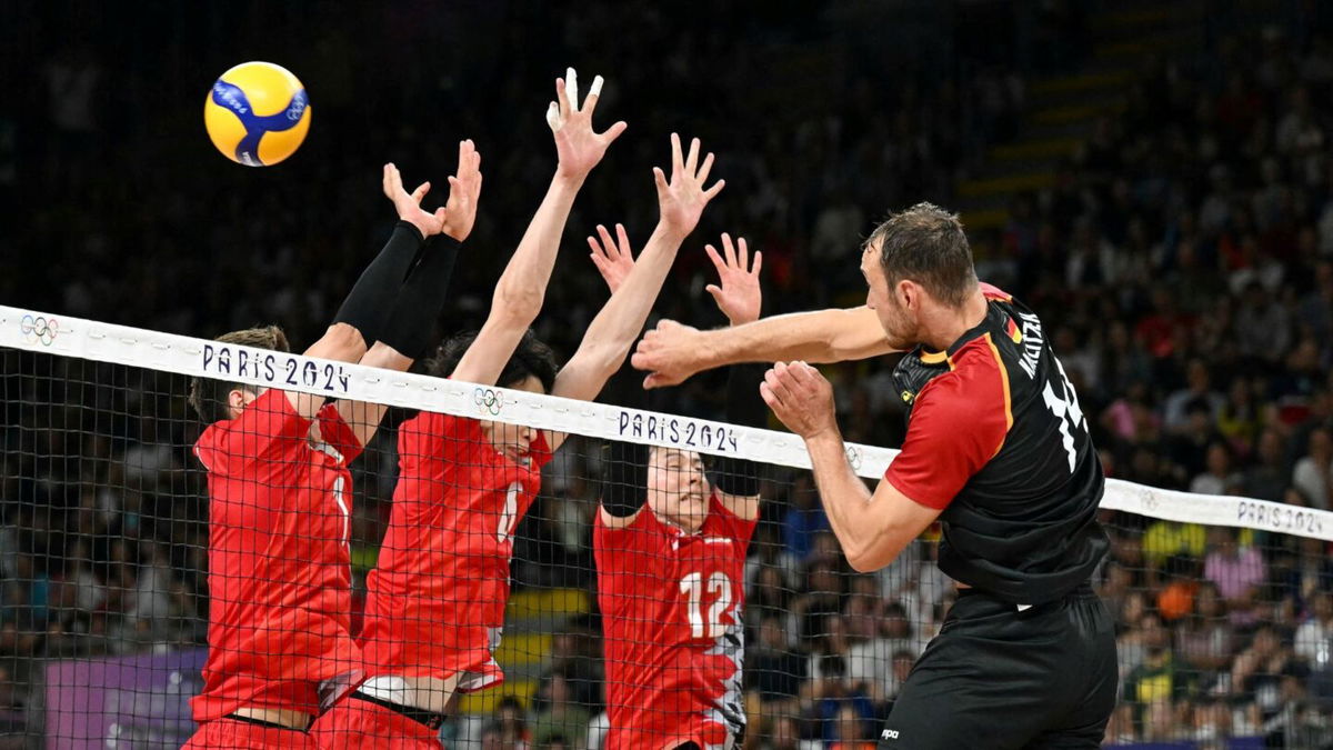 Germany shocks Japan in men's volleyball opener