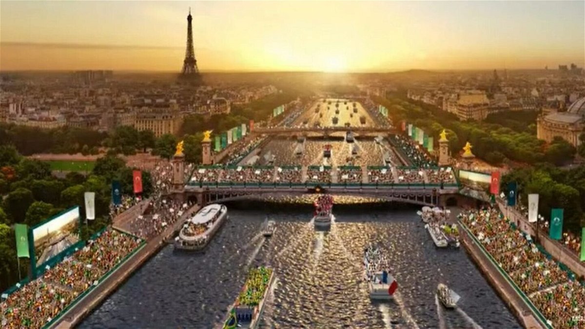 2024 Paris Olympic Opening Ceremony Seine River