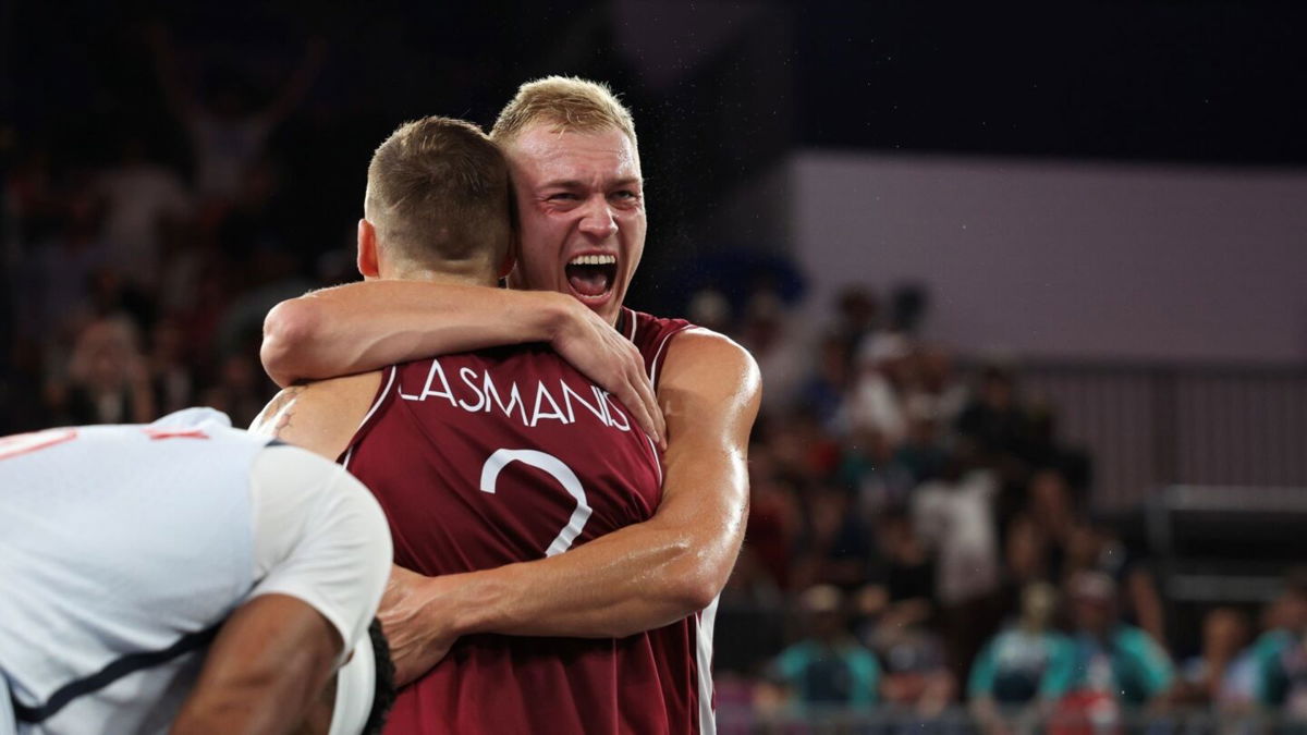 Latvian 3x3 celebrates win over U.S.