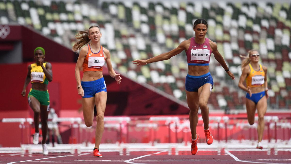 Sydney McLaughlin-Levrone and Femke Bol