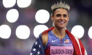 Sydney McLaughlin-Levrone at Paris Olympic Games