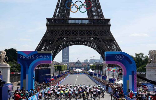 The women's road race starts at the 2024 Paris Games.