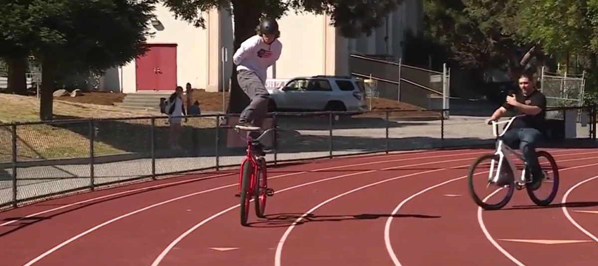 <i>KSBW via CNN Newsource</i><br/>Nineteen-year-old Brock Johnson of Santa Cruz has broken the world record for 