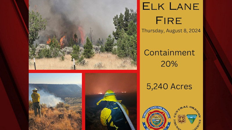 Elk Lane Fire 20 pct contained 88