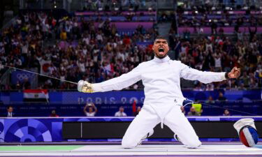 Yannick Borel celebrates