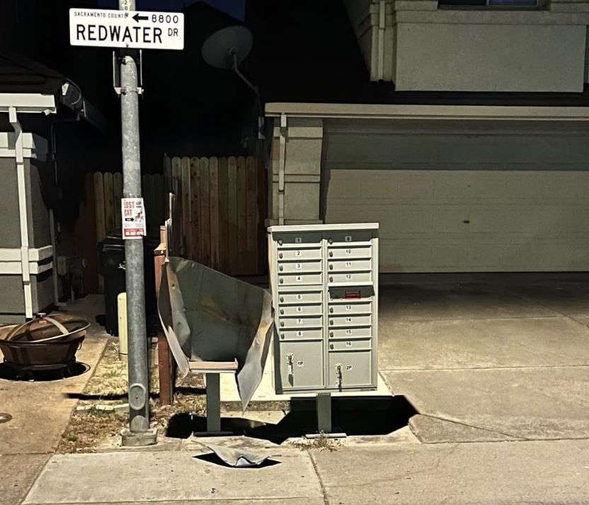 <i>Sacramento County Sheriff’s Office/Facebook/KCRA via CNN Newsource</i><br/>U.S. Postal Inspectors are beginning an investigation into why a mailbox exploded in north Sacramento County.