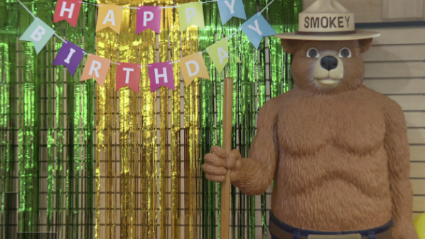 <i>KGUN via CNN Newsource</i><br/>Smokey Bear — a national mascot for wildfire safety in America