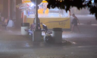 A severe thunderstorm ripped through southern Minnesota on Monday night