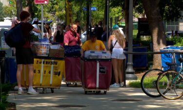 College campuses and universities welcomed incoming freshmen on one of the hottest days of the year.