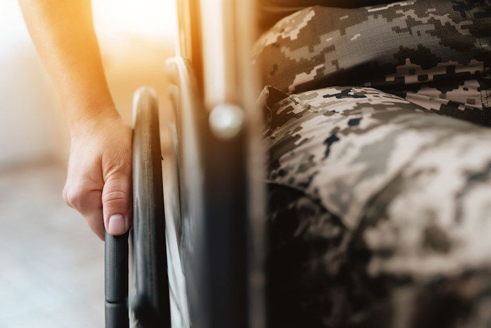 Veterans with disabilities qualify for home modification grants through the Department of Veterans Affairs. 