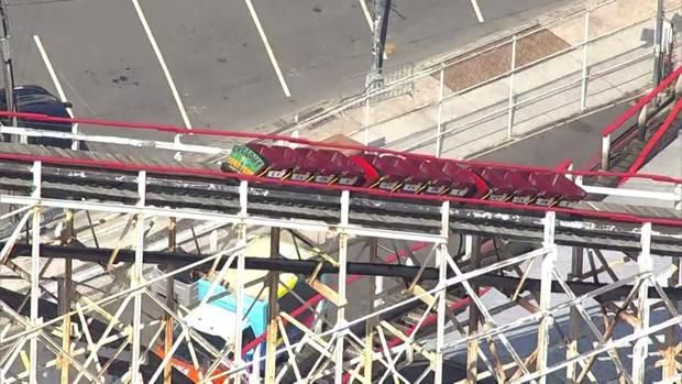 <i>WCBS/WLNY via CNN Newsource</i><br/>Coney Island's Cyclone roller coaster malfunctioned on Aug. 22