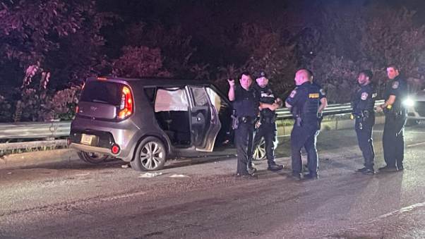 <i>WRTV via CNN Newsource</i><br/>Three teenagers driving a stolen Kia Soul were taken into custody overnight after a police chase on the northeast side of Indianapolis.