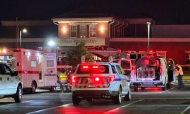 A lightning strike sparked a fire at Cardinal Elementary School on August 26.