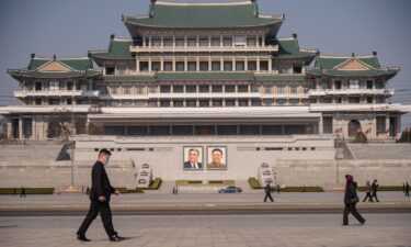 Kim Il Sung Square in Pyongyang