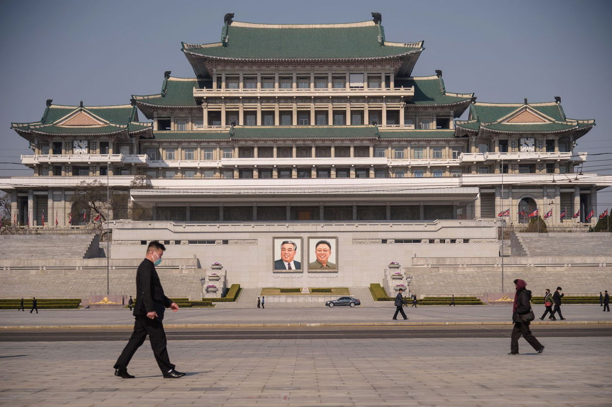 <i>Kim Won Jin/AFP/Getty Images via CNN Newsource</i><br/>Kim Il Sung Square in Pyongyang