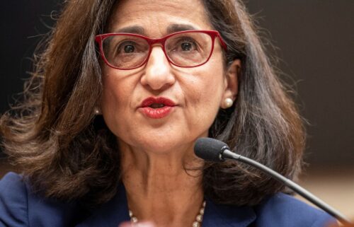 Columbia University President Nemat "Minouche" Shafik