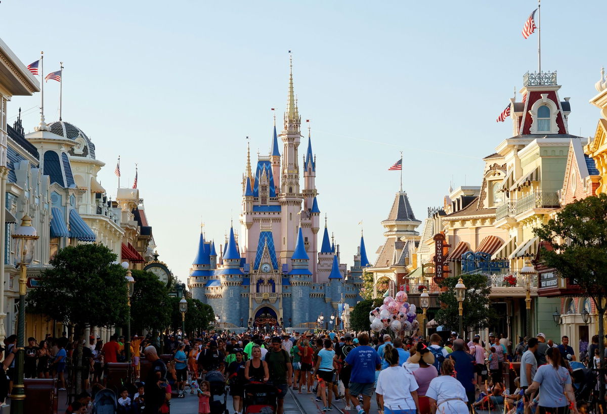 <i>Gary Hershorn/Corbis News/Getty Images via CNN Newsource</i><br/>The Magic Kingdom Park at Walt Disney World on May 31