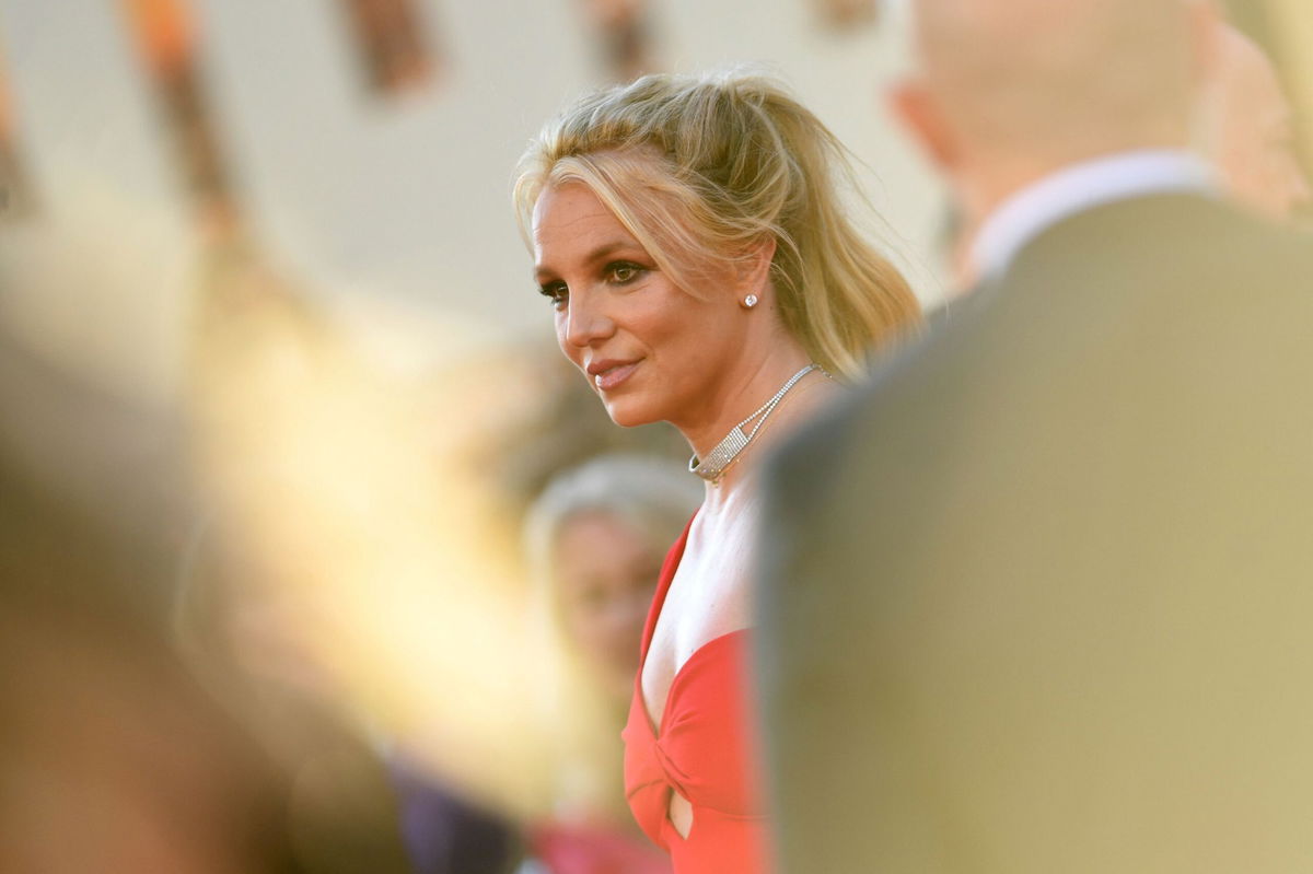 <i>Valerie Macon/AFP/Getty Images via CNN Newsource</i><br/>US singer Britney Spears arrives for the premiere of Sony Pictures' 