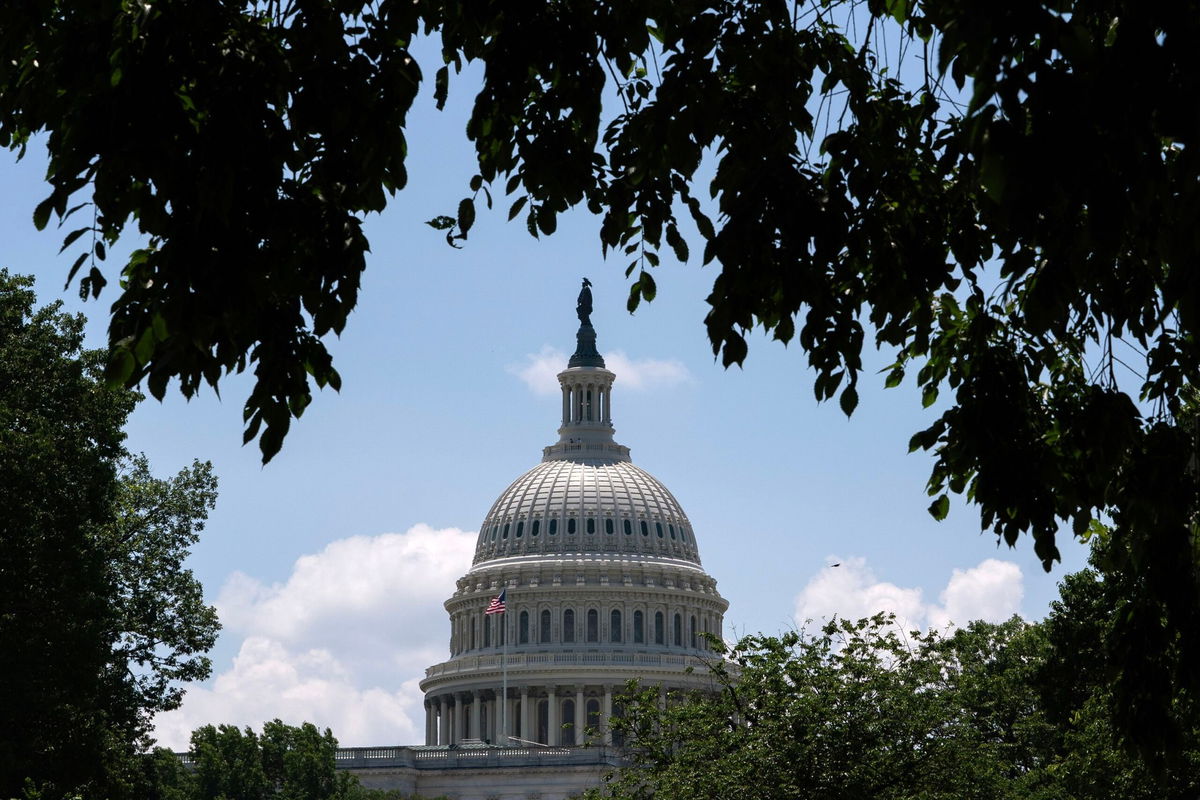 <i>Nathan Howard/Getty Images/File via CNN Newsource</i><br/>The US Capitol is seen in Washington