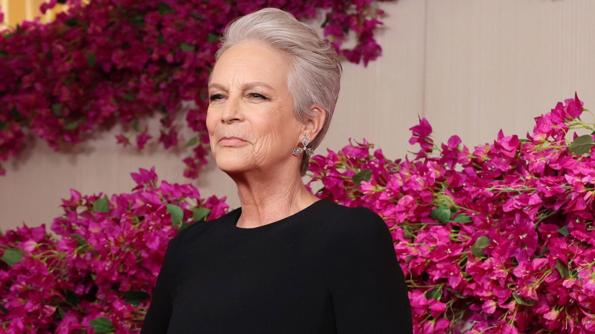 <i>JC Olivera/Getty Images via CNN Newsource</i><br/>Jamie Lee Curtis attends the 96th Annual Academy Awards on March 10