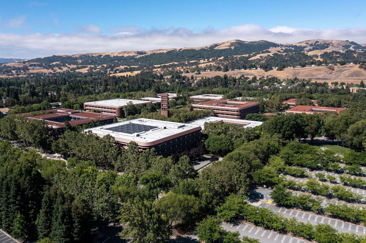 <i>David Paul Morris/Bloomberg/Getty Images/File via CNN Newsource</i><br/>The Chevron Park campus in San Ramon