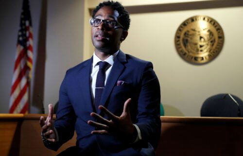 St. Louis County Prosecuting Attorney Wesley Bell speaks during an interview in Clayton