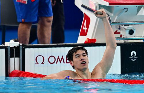 Chinese swimmer Pan Zhanle broke the world record in the men's 100m freestyle at the Paris Olympics on July 31.