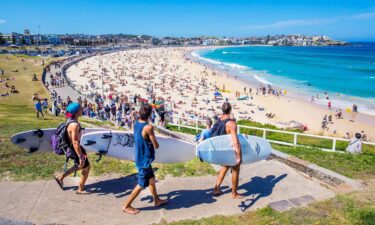 Just another arvo at Sydney's Bondi Beach.