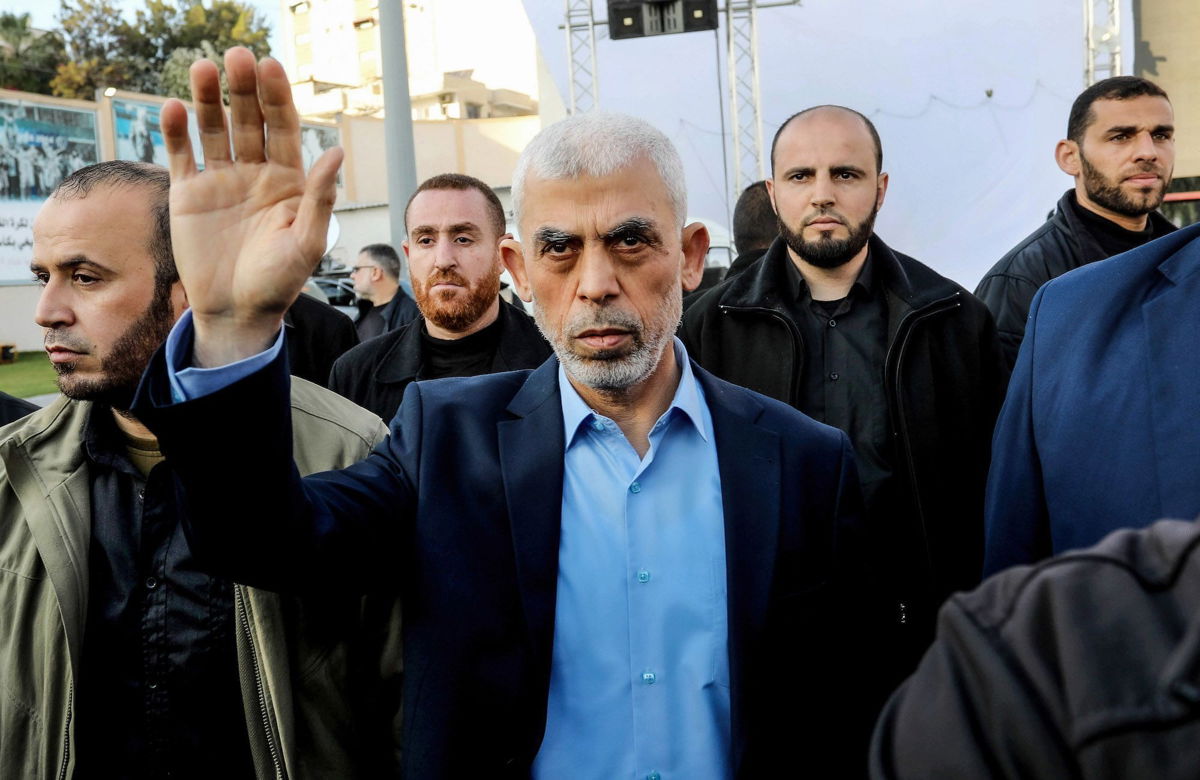 <i>Yousef Masoud/SOPA Images/LightRocket/Getty Images/File via CNN Newsource</i><br/>Yahya Sinwar was made the political leader of Hamas.