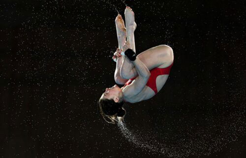 Andrea Spendolini-Sirieix won bronze in the individual 10m platform at the World Aquatics Championships this year.