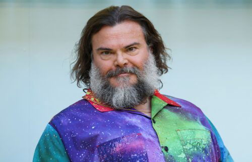 Jack Black attends a fan event for the film "Borderlands" at TCL Chinese Theatre in Los Angeles on August 6.