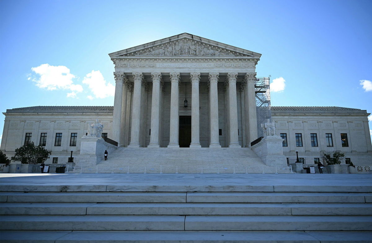 <i>Drew Angerer/AFP/Getty Images via CNN Newsource</i><br/>The US Supreme Court on July 1