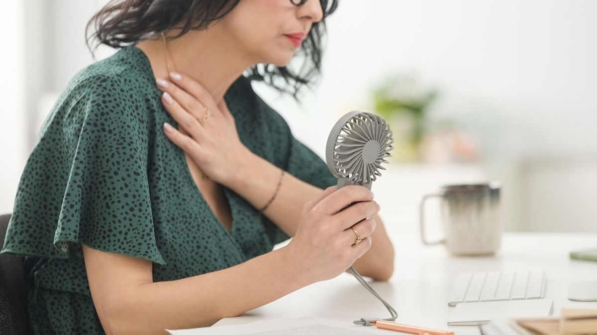 <i>izusek/E+/Getty Images via CNN Newsource</i><br/>The most common menopause-related symptom is hot flashes. Around one-third of women have more than 10 hot flashes a day.