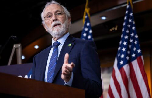 Washington Rep. Dan Newhouse speaks during a news conference on Capitol Hill in Washington