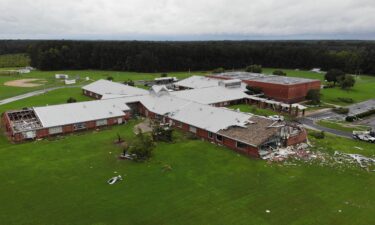 A tornado tore through Springfield Middle School in Lucama