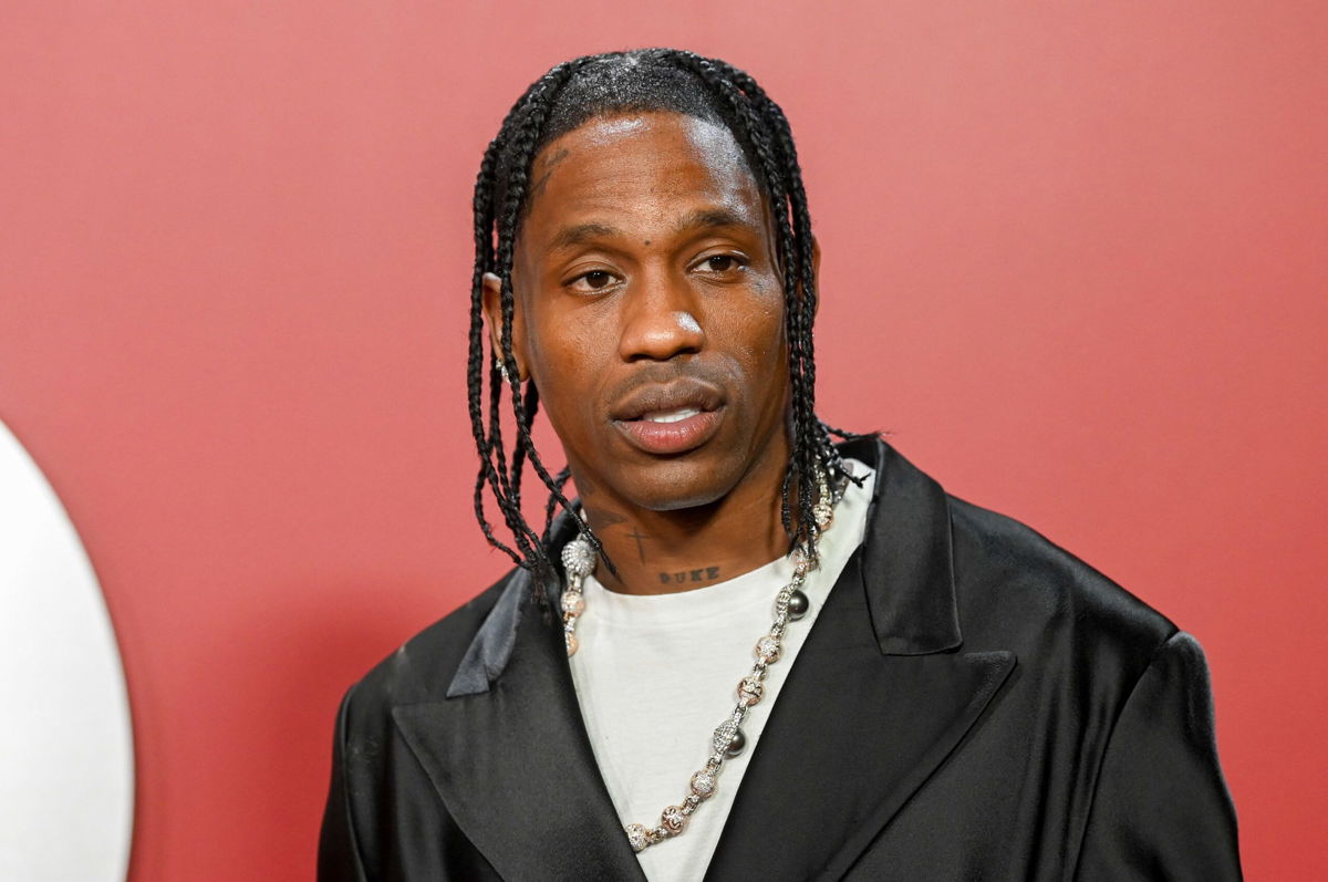 <i>Gilbert Flores/Variety/Getty Images via CNN Newsource</i><br/>Travis Scott seen in Los Angeles last November was arrested in Paris after getting into a fight with his bodyguard