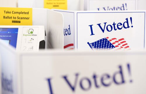 Voting machines in South Carolina.