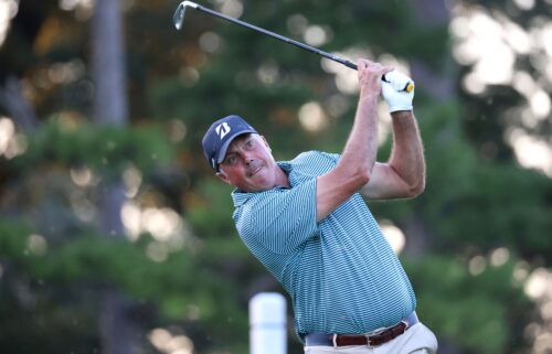 PGA Tour golfer Matt Kuchar plays the final round of the Wyndham Championship at Sedgefield Country Club on Sunday