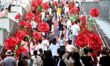 Scenes of celebration were a familiar sight during the Qixi Festival in previous years.