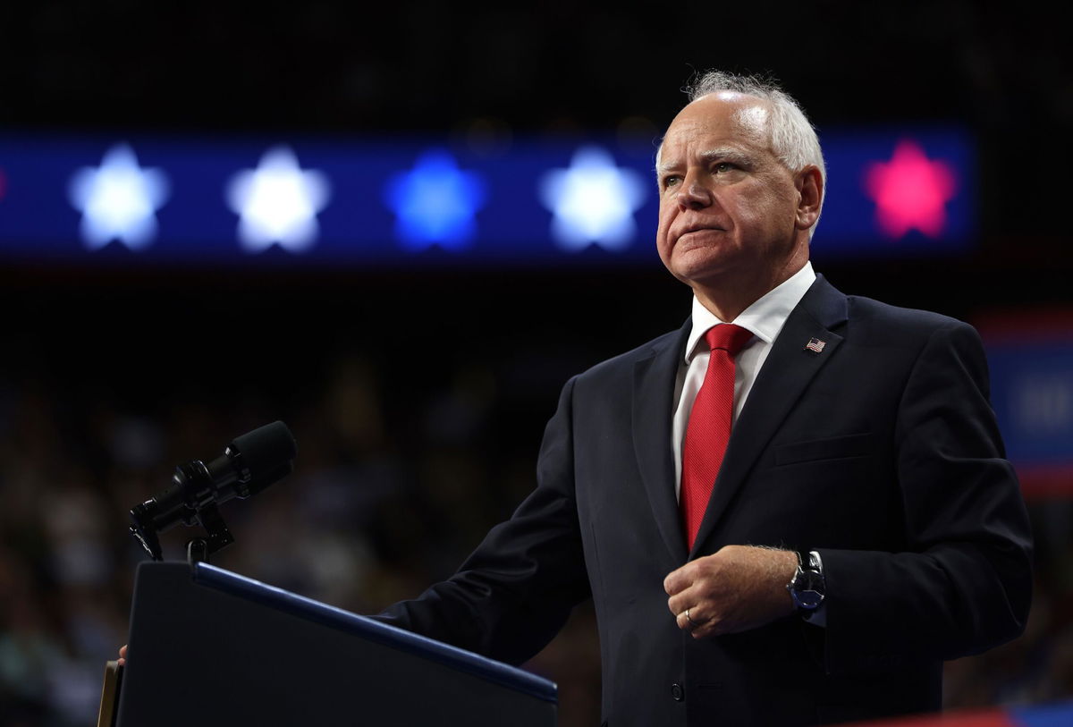 <i>Justin Sullivan/Getty Images via CNN Newsource</i><br/>Minnesota Gov. Tim Walz